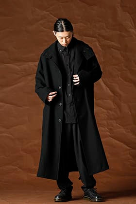 Yohji Yamamoto 21-22AW  Wool Flannel Coat Style