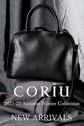 CORIU 21-22AW collection is now in stock.