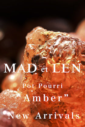 Amber potpourri from MAD et LEN is now in stock!