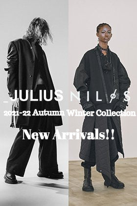 JULIUS & NILøS 2021-22秋冬コレクションより新作のデリバリーがございました！