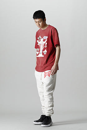 SAINT MICHAEL x DENIM TEARS Collaboration T-shirt styling