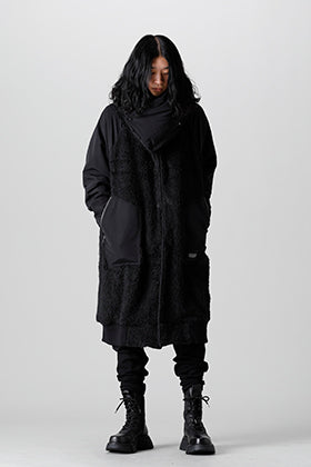 JULIUS 2022PS New Collection Heavy Boa Coat Style