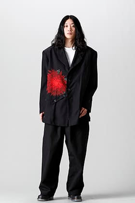 Yohji Yamamoto 22SS Dahlia Pattern Jacket Style