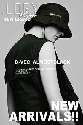 "D-VEC x ALMOSTBLACK" capsule collection now available!!