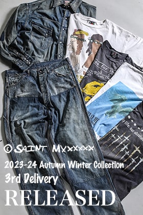 [Arrival Information] ©️SAINT M×××××× 2023-24AW collection 3rd delivery items are now available both in-store and by mail order!