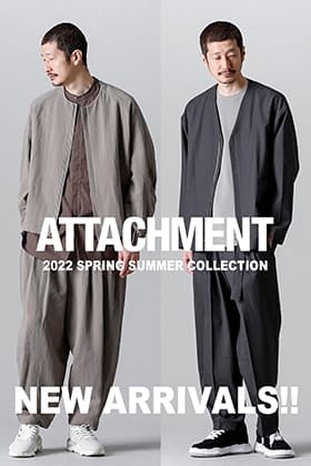 Now in stock is the new 2022 spring / summer collection from ATTACHMENT.