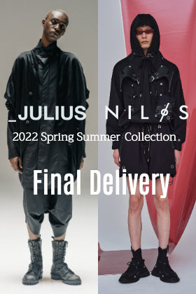 [Arrival Information] The last delivery from the JULIUS & NILøS 2022 SS collection has arrived!