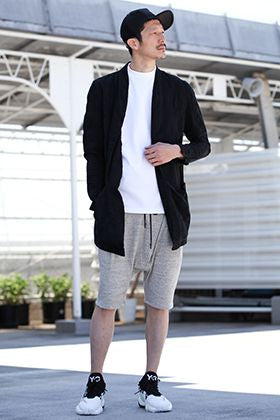 .LOGY kyoto 19SS [ RIPVANWINKLE ] White × Gray Shorts Styling!