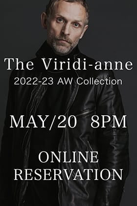 [Reservation Information] Online reservation for The Viridi-anne 2022 -23 AW collection will start from 8pm, tomorrow, Friday, May 20th!