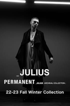 Introduction of JULIUS PERMANENT Line 22-23AW Wrap coat