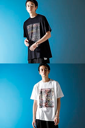 ”MINEDENIM × baanai" collaboration print T-shirt comparison styles!