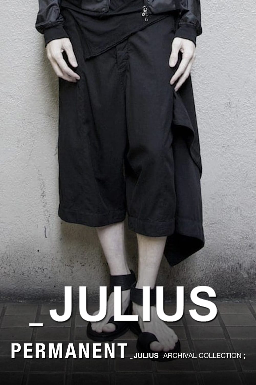 Introduction of JULIUS PERMANENT line 22-23AW wrap pants