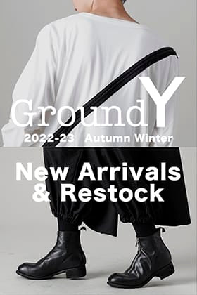 [Arrival Information] New and standard items from the Ground Y 22-23 AW collection are now in stock.