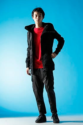 D.HYGEN Hooded Jacket Black Color Style