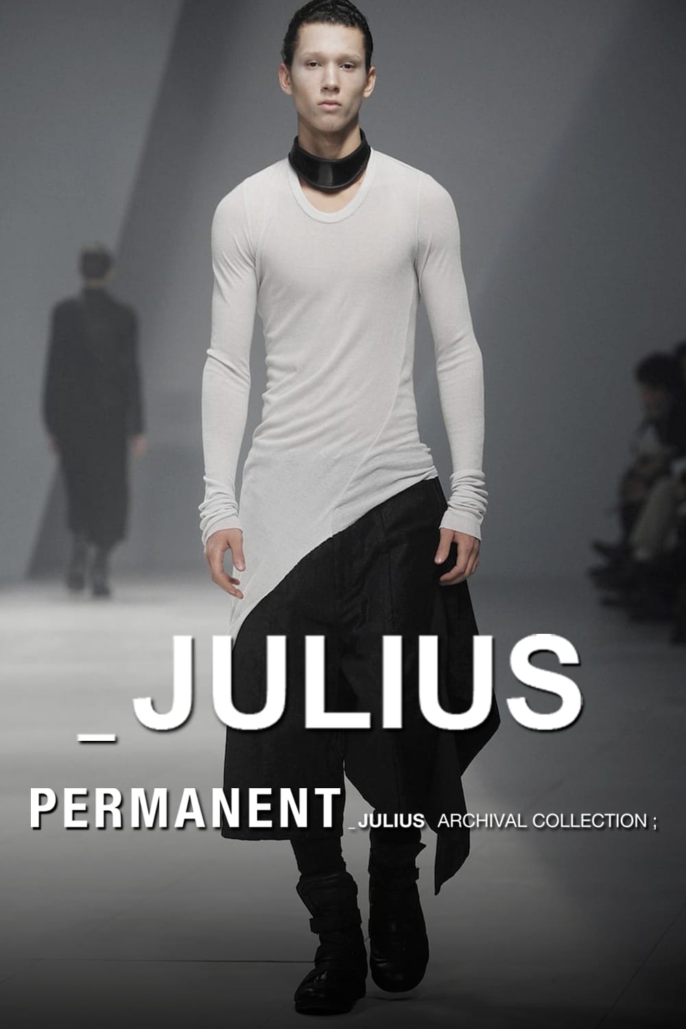 Introducing JULIUS permanent line 22-23 AW asymmetrical cut sews.