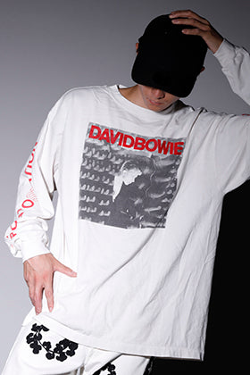 ©SAINT M×××××× David Bowie STATION T-shirt styling