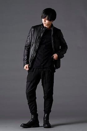 The Viridi-anne 22-23AW Goat Leather Jacket Styling