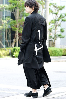 Yohji Yamamoto 19SS Back Layered Jacket Style