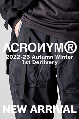 [Arrival information] ACRONYM 22 AW First Delivery is now available!