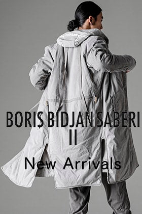 [Arrival Information] New items from BORIS BIDJAN SABERI and 11 BY BORIS BIDJAN SABERI have arrived!