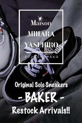 [in stock] Original sole sneakers "BAKER" from "Maison MIHARAYASUHIRO" is restocked. now!
