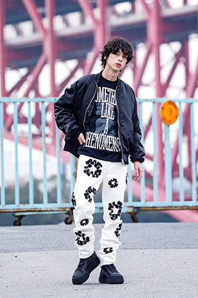 PHENOMENON × DENIM TEARS 2022-23AW Monotone styling