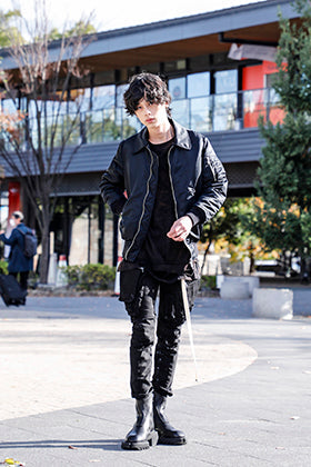 PHENOMENON × JULIUS 2023PS Black color military styling