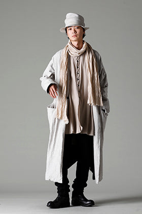 Garment Reproduction of Workers 22 -23 AW: Berger Coat Shawl Collar Nel Natural Coordinate