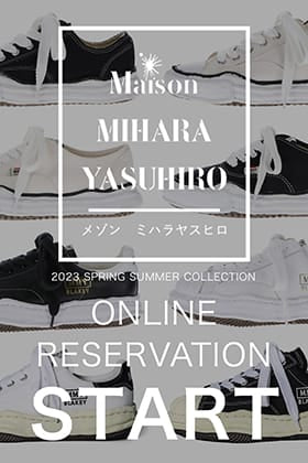 [Reservation Information] We are now accepting reservations for the 23SS season Maison MIHARAYASUHIRO Original Sole Sneakers!!