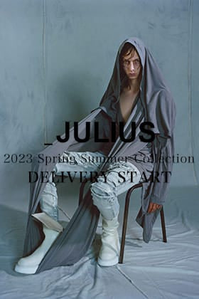 [入荷情報] JULIUS 2023SSコレクションよりデリバリーがスタート！