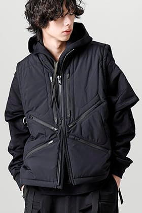 ACRONYM Insulated Vest × Hoodie Layered Style!!