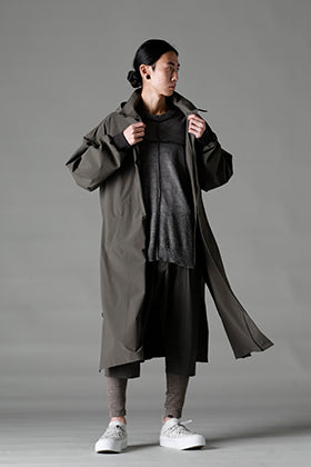 The Viridi-anne 2023SS Earth Color Coat Styling