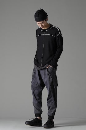 The Viridi-anne 23SS Knit x Tactical Pants Easy Styling