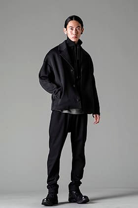 DEVOA 23SS Black Layered Style for Early Spring
