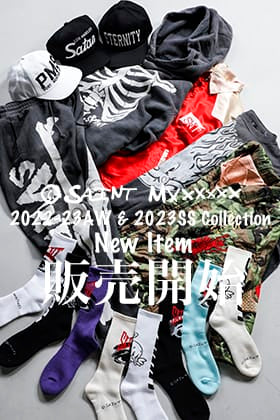 [販売予告] 只今より ©️SAINT M×××××× 2022-23AWコレクション 10th Drop & 2023SSコレクション 2nd Drop アイテムを店頭・通販にて販売開始！