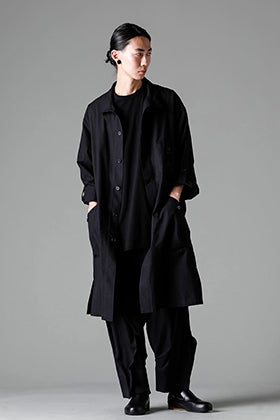 Yohji Yamamoto 23SS：シャツコート フロントマージン スタイル