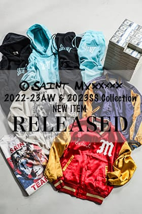 [Release Date Notice] ©️SAINT M×××××× 2022-23AW collection final delivery & 2023SS collection 3rd delivery items are now available at both in-store and mail-order!