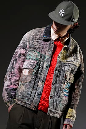 FASCINATE _ THE R 2023 SS Brand Mix Denim Jacket Styling