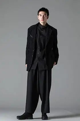 Yohji Yamamoto x Y's シンプルテーラードジャケットスタイル