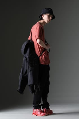 ACRONYM & 11 by BBS 2023SS Black & Red Color Techwear Styling