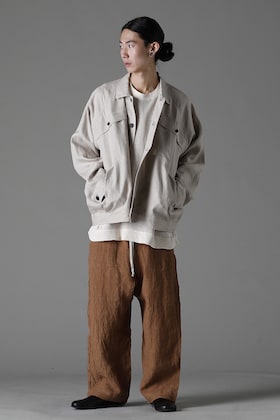 O PROJECT 23SS: Natural-colored Blouson Casual Style