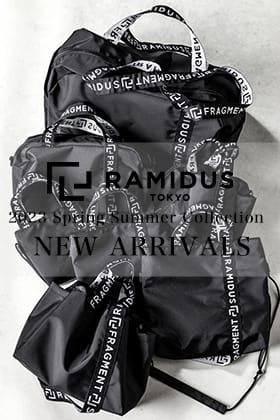 [Arrival information] 7 collaboration bags with BLACK BEAUTY series and fragment design from RAMIDUS are in stock!