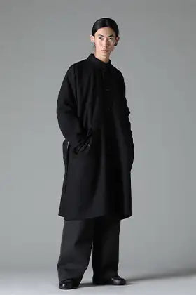 O project 23-24AW Trench Coat Wool Cotton Gabardine Style