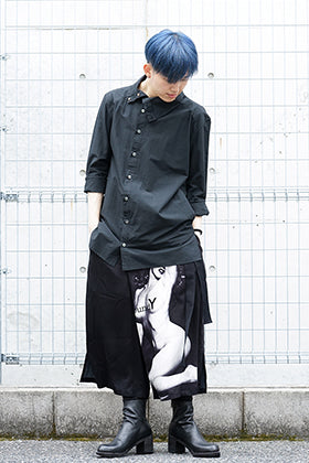 Ground Y × Marilyn Monroe collaboration Wrap belt pants styling!!