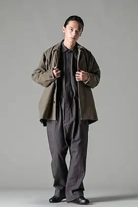 O project 23-24AW ジャンプスーツオンコートスタイル