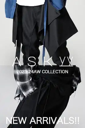 [Arrival Information] New items from ASKYY 23-24 AW collection and special orders are now available!