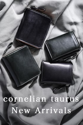 [入荷情報]  cornelian taurus 23-24AWコレクションから新作のバッグと財布が入荷しました
