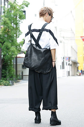 Ground Y 19AW Monotone Suspenderpants styling !!