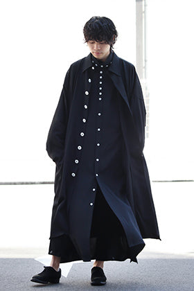 Yohji Yamamoto - ヨウジヤマモト Gabardine Shirt Layered Style