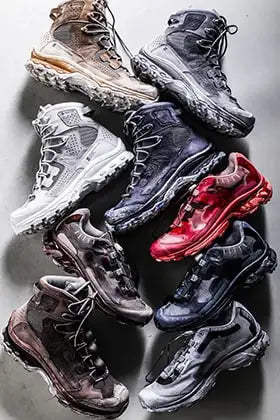 11 BY BORIS BIDJAN SABERI × SALOMON collaboration sneakers BOOT2 & BAMBA5